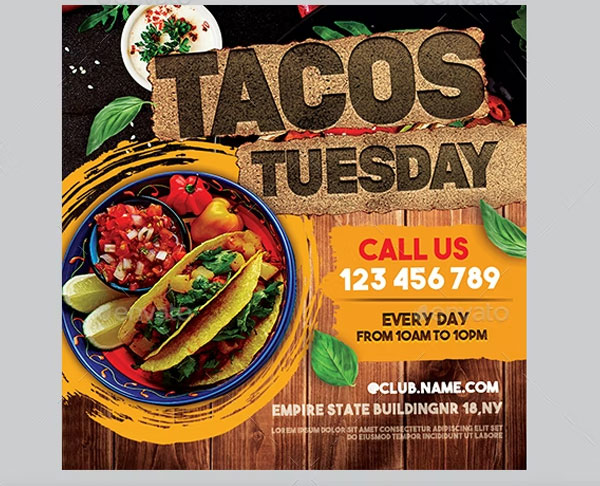 22+ Mexican Restaurant Menu Flyer Templates | Free & Premium Designs